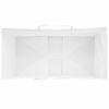 vidaXL Papieren zakjes 50 st met hengsels 21x11x31 cm wit