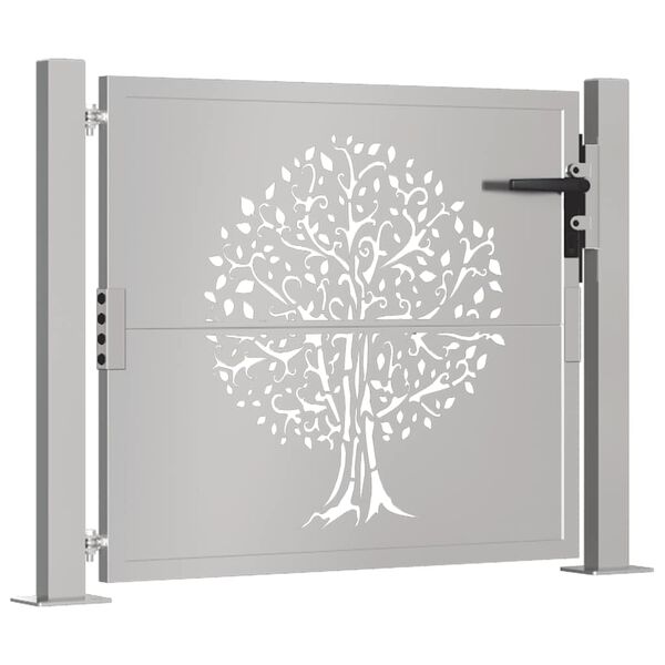 vidaXL Poort 100x75 cm boomontwerp cortenstaal