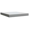 vidaXL Boxspring met matras stof lichtgrijs 180x200 cm
