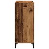 vidaXL Platenkast 84,5x38x89 cm bewerkt hout oud houtkleurig