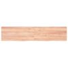 vidaXL Tafelblad 180x40x(2-4)cm behandeld massief eikenhout lichtbruin