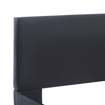 vidaXL Bedframe kunstleer zwart 140x200 cm