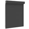 vidaXL Roljaloezie Antraciet 120 x 150 cm Aluminium en Polyurethaan