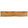 vidaXL Tafelblad met natuurlijke rand 140x20x2,5 cm massief mangohout