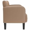 vidaXL Loveseat bank cappuccino 110 cm kunstleer
