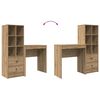 vidaXL Bureau met lade 2 pcs Artisan Eiken