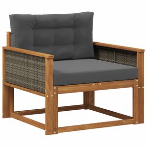 vidaXL Buiten Midden Sofa Naturel