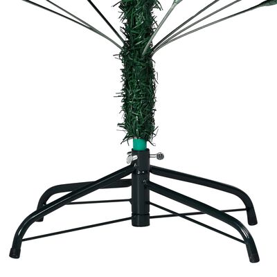 vidaXL Kunstkerstboom met verlichting en kerstballen 120 cm PVC groen