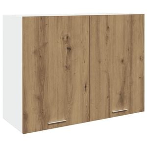 vidaXL Bovenkast Lyon 80x31x60 cm bewerkt hout artisanaal eikenkleur