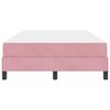 vidaXL Boxspringbed met matras Roze 120 x 190 cm Stof