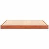 vidaXL Bedframe massief grenenhout wasbruin 140x200 cm