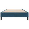 vidaXL Boxspring zonder matras fluweel donkerblauw 100x210 cm