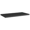 vidaXL Wandschappen 8 st 40x20x1,5 cm spaanplaat hoogglans zwart