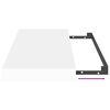vidaXL Wandschappen zwevend 4 st 50x23x3,8 cm MDF wit