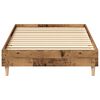 vidaXL Bedframe zonder matras 90x200 cm spaanplaat bewerkt hout