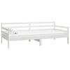 vidaXL Slaapbank massief grenenhout wit 90x200 cm