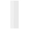 vidaXL Wandschappen 2 st 50x15x50 cm bewerkt hout hoogglans wit
