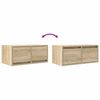 vidaXL TV-meubel 60x31x25,5 cm bewerkt hout sonoma eikenkleurig