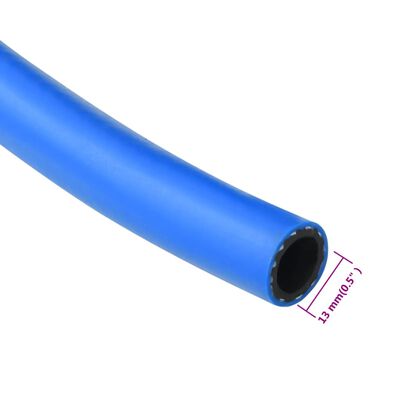 vidaXL Luchtslang 0,7'' 100 m PVC blauw