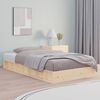 vidaXL Bedframe massief hout 120x190 cm