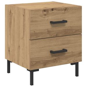 vidaXL Nachtkastje Artisan Eiken 40 x 35 x 47,5 cm Bewerkt hout