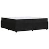 vidaXL Bedframe met matras Zwart 200 x 200 cm Stof