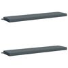 vidaXL Bank Kussens SOEST 2 st 100% Polyester Blauw 200 x 40 x 8 cm