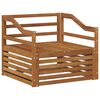 vidaXL Tuinbank Naturel
