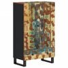 vidaXL Hoge kast met lade 60x33x100 cm gerecycled hout en ijzer