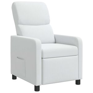 vidaXL Relaxfauteuil Wit Polyester