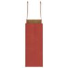vidaXL Papieren zakken 50 st met hengsels 15x8x21 cm rood