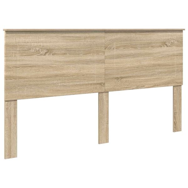 vidaXL Hoofdbord Sonoma Eiken 180 cm Bewerkt hout