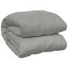 vidaXL Verzwaringsdeken 200x225 cm 13 kg stof grijs