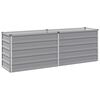 vidaXL Verhoogd Tuinbed Grijs 160 x 40 x 55 cm koudgewalst staal