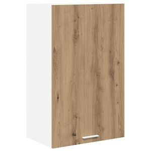 vidaXL Hangkast Ambachtelijke Eik en Wit 50 x 31 x 80 cm Bewerkt hout