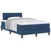 vidaXL Boxspringbed met hoofdeinde Blauw 120 x 200 cm Stof