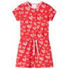 Kinderjumpsuit 116 rood