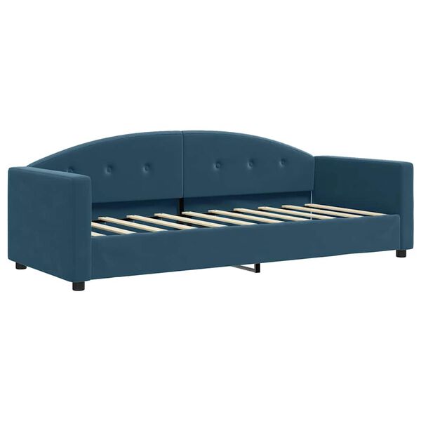 vidaXL Slaapbank 80x200 cm fluweel blauw