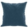 vidaXL Sierkussens 2 st 40x40 cm fluweel blauw