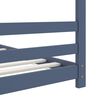 vidaXL Kinderbedframe massief grenenhout grijs 70x140 cm