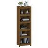 vidaXL Boekenkast 50x35x154 cm massief grenenhout honingbruin