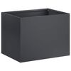 vidaXL Plantenbak Antraciet 40 x 30 x 30 cm Koudgewalst staal