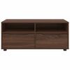 vidaXL TV-kast met lade Bruin Eiken 100 x 48 x 43 cm Bewerkt hout