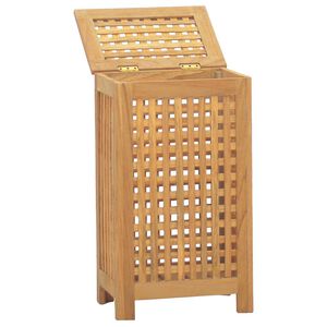 vidaXL Wasmand 35x25x60 cm massief teakhout