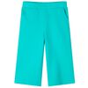 Kinderbroek met wijde pijpen 92 mintkleurig
