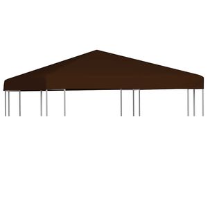 vidaXL Prieeldak 310 g/m&sup2; 3x3 m bruin