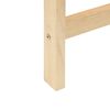 vidaXL Eettafelstoelen 2 pcs Naturel 40 x 47,5 x 99,5 cm