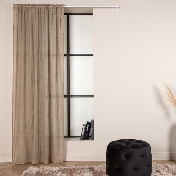 Venture Home Gordijn Elena 240x135 cm polyester donkerbeige