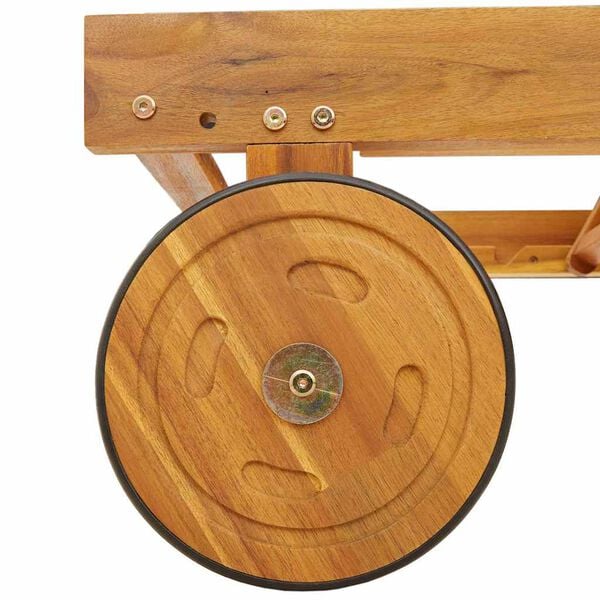 vidaXL Ligstoel 2 pcs Taupe 200 x 67 x 84cm Massief acaciahout