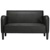 vidaXL Loveseat bank 110 cm kunstleer zwart